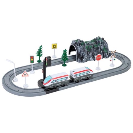 Railway for children "My City", 41 item, on batteries-7
