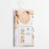 Set of towels "Ethel" vegan 40x73 cm - 2 pcs., 100% cotton, sarzha