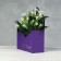 Golden embossing P.S. I love you, purple 18 x 24 x 7 cm