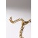 Bracelet "Night" with pearls, colored in gold, l = 16 cm