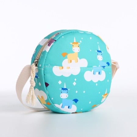 Bades with a zipper, bag, cosmetic bag, turquoise color-8