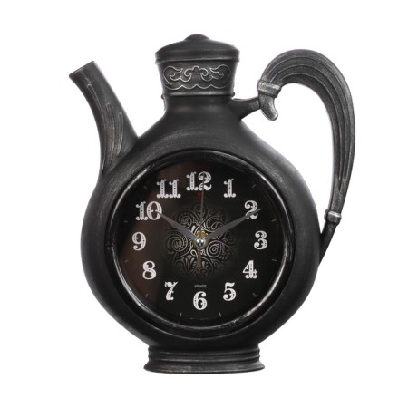 Wall -wall clocks for the kitchen "Sangino", silent, 26.5 x 24 cm, black silver, aa-5