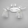 Bra "Bohemia" 2x14 40w is white 41.5x23x23cm