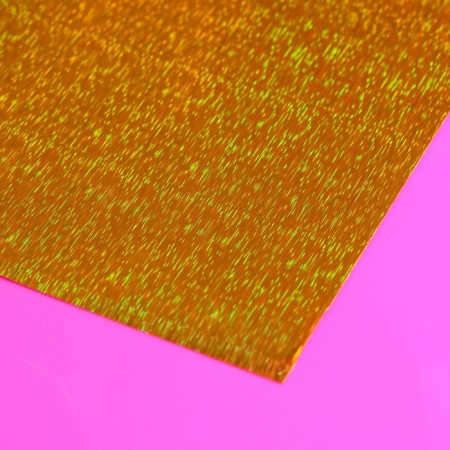 Gift holographic package with sticky tape, "starry sky", 10x10+2 cm set 5pcs-6