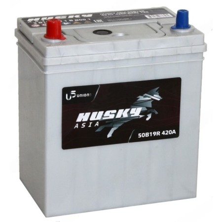 Battery Husky Asia 42 ah, 50b19r, direct polarity