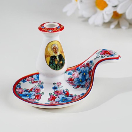 Silence on the saucer "Matron", ceramics