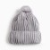 Female Winter hat, gray color, size 56-60