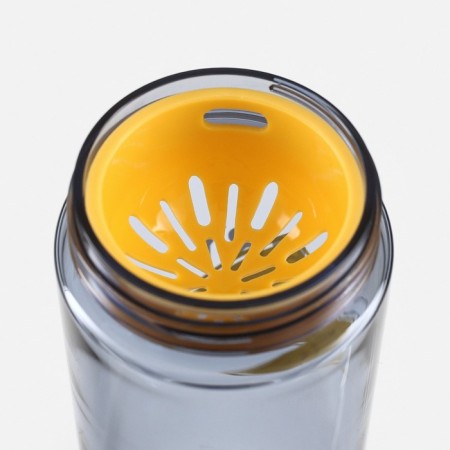 Water bottle, 550 ml, 22.5 x 6.7 cm, sieve, mix-3