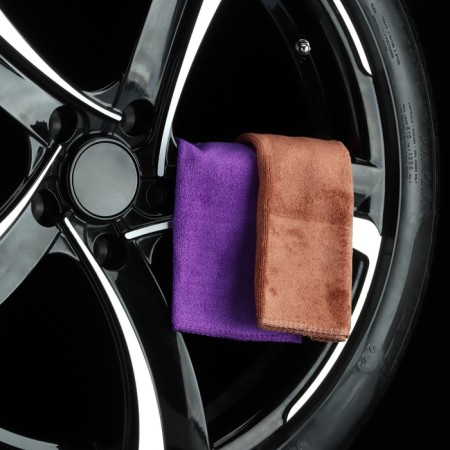 A car washing rag, Grand Caratt, microfiber, 350 g/m², 25 × 25 cm, set 2 pcs