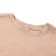 Baby T -shirt with a lowered shoulder, beige color, height 134 cm