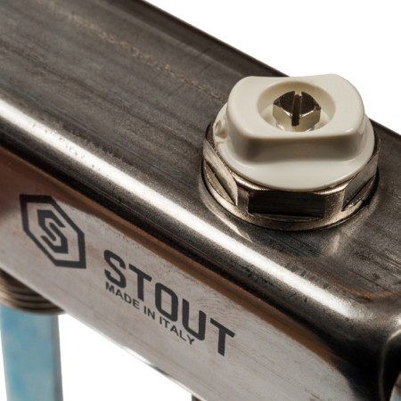 Collector Stout SMS 0923 000002, stainless steel for radiator wiring 2 outputs-2
