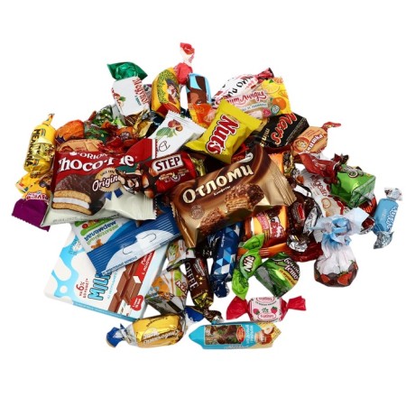 New Year. Gift set of sweets "Masha and the Bear", 750 g-3