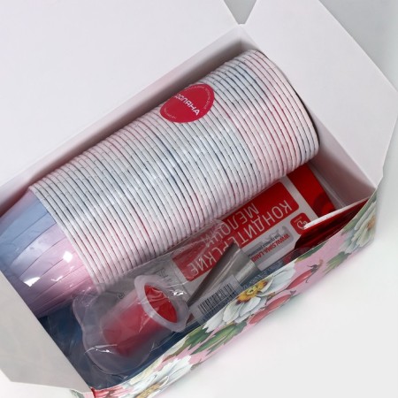 Confectionery set for dilapers, confectionery bag 1 pc, nozzle 2 pcs, form 50 pcs-7