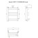 Water towel "Trugor" Bravo PM 3 P, 500 x 800 x 400 mm, right