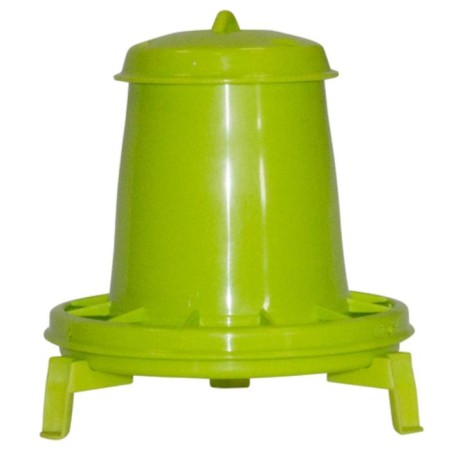 Bunker feeder for poultry at 3.5 kg, on legs, plastic