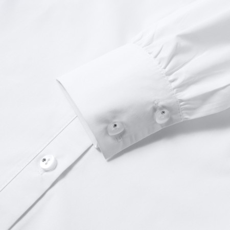 Blouse for girls, white color, height 140 cm-2