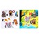 Cardboard book with puzzles "Animal alphabet", 12 p.