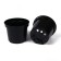 Pot for seedlings, 3 l, d = 19 cm, h = 15 cm, black, greengo