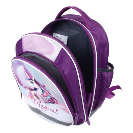 School backpack, 37 x 27 x 16 cm, ergonomic back, calligrata b magic unicorn-9