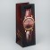 Gift package for a bottle, packaging, “drink time”, 9 x 25 x 8.9 cm