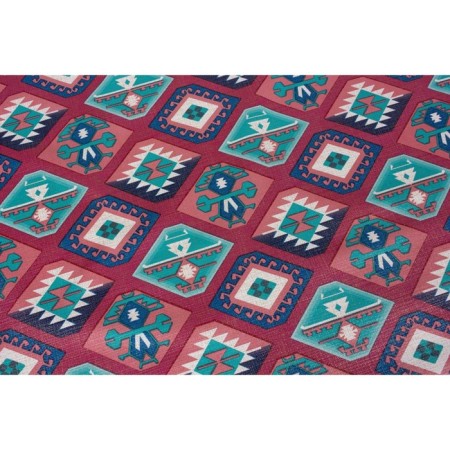 The tablecloth Meiwa FB-311 Az Red/BR 122x152 cm is red.-5