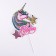 Topper "Happy Birthday.", Pink, give beautifully