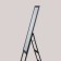 Floor mirror "Simple", black, 43x133cm