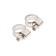 Class of worm park, diameter 8-12 mm, width 8 mm, stainless steel, 2 pcs.