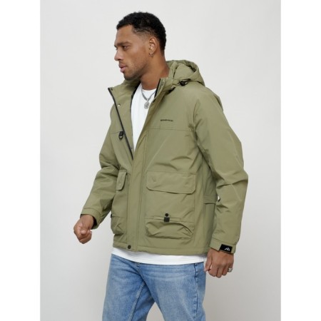 Male spring jacket, size 48, light green color-1