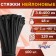 Nylon clamp for screed, tundra, 3.6x400 mm, black, 100 pcs