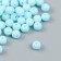 Beads Plastic "Blue Sky" Gloss Set 25 grams d = 0.8 cm