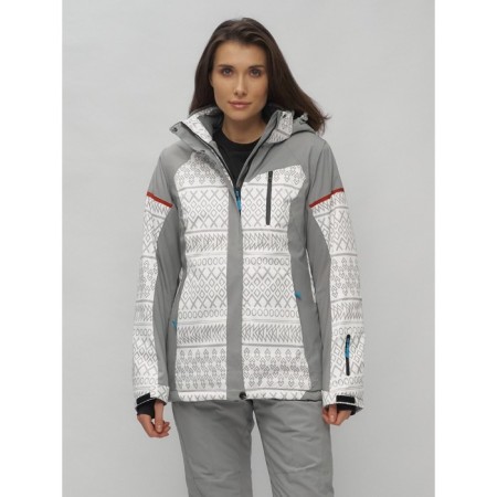 Ski suit female, size 42, white color-22