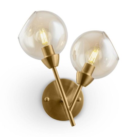 Bra Sherry, 2x40W E14, brass color