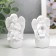 Polystone souvenir "Snowthrough angel on the ball" MIX 6.2x4x2.5 cm