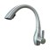 Fashun A56016 kitchen mixer, single -leaf, with sliding watering can, stainless steel, satin
