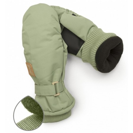 Children's mittens, size 15-16, khaki color-1