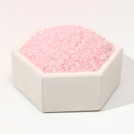 Bath salt with dry foam "tender as a flower", strawberries with cream-1