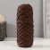 Knitting cord 35% cotton, 65% polypropylene 3 mm 85m/160 ± 10 g (coffee/chocolate)
