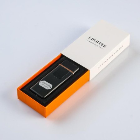 Electronic lighter "The best", USB, spiral, 3 x 7.3 cm, black-5