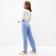 Kit (jumper, trousers) female minku, color ecru/blue river 48