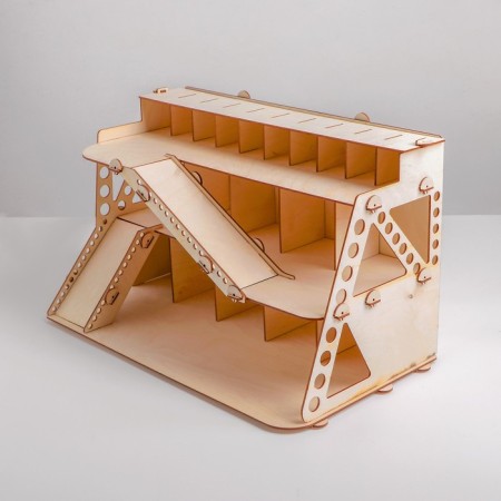 Сборная игрушка из дерева «Автопарковка»-1