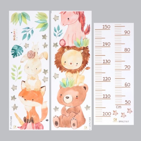 Sticker plastic interior color Rostomer "Indian Indian" set 3 sheets-1