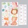 Sticker plastic interior color Rostomer "Indian Indian" set 3 sheets
