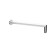 Wall built -in shower bracket zipponi, l = 410 mm, color chromium