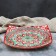 Largan Rishtan ceramics "Flowers", 32 cm, square, red