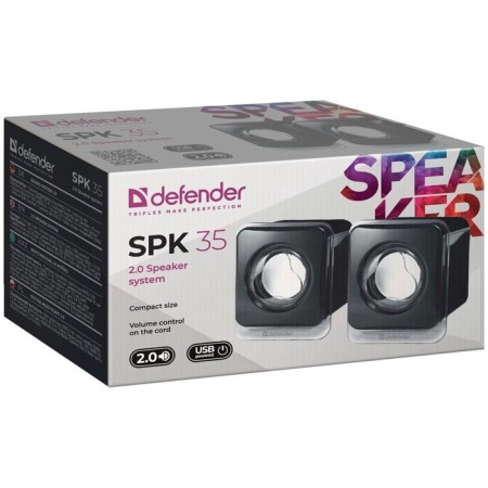 Acoustic system Defender 2.0 SPK 35 5 W, power from USB 65635-1