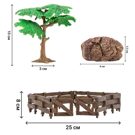 Set of figures "on the farm", 6 items-5