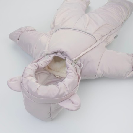 Combinason-transformer children's kinderlitto "Orsetto", height 62-74 cm, gray-pink color-9