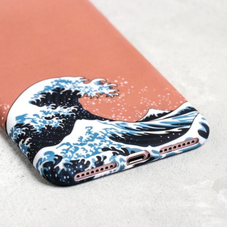 Case for the phone iPhone 7/8 Plus "Big Wave", 7.7 x 15.8 cm