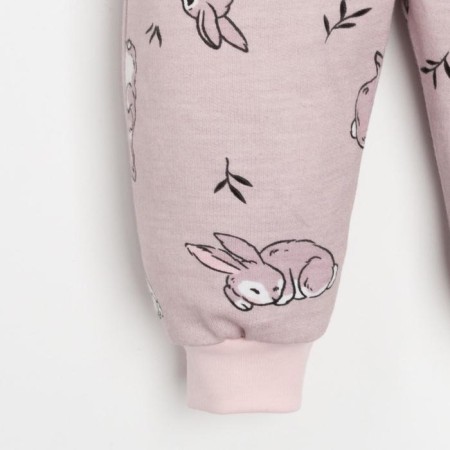 Kit: sweatshirt and pants Kroshka I "Bunny" Growth 80-86 cm-10